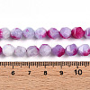 Dyed Natural White Jade Beads Strands G-T139-8mm-45S-5