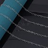 10M 304 Stainless Steel Heart Link Chains STAS-SZ0003-37-3