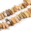 Natural Yellow Opal Beads Strands G-T140-61-4
