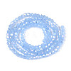 Imitation Jade Electroplate Glass Beads Strands EGLA-A039-J2mm-B08-2