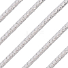 5M Braided Round PU Leather Jewelry Cord OCOR-GF0004-96B-04-6