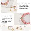 16Pcs 4 Style Brass Cubic Zirconia Beads KK-NB0001-53-4