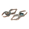 Alloy Pendants PALLOY-D313-01K-2