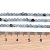 Natural Devil Blue Aquamarine Beads Strands GG-CBAF158-D01-04-4