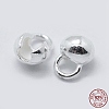 925 Sterling Silver Bead Tips Knot Covers STER-K171-48S-3