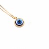 18CM Alloy Resin Blue Eye Necklaces  ID7725-1-1