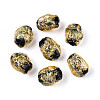 Handmade Foil Lampwork Beads Strands FOIL-T008-07D-2