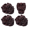 4Pcs Wood Beads WOOD-PH0003-90E-1