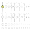 Unicraftale DIY Blank Dome Dangle Earring Making Kit DIY-UN0005-65-1