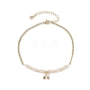 304 Stainless Steel Link Chain Anklets AJEW-AN00703-3