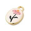 Printed Brass Pendants KK-K274-07G-3