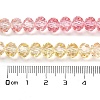 Transparent Painted Glass Beads Strands X1-DGLA-A034-T6mm-A09-3