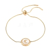 Adjustable 304 Stainless Steel Snake Chain Bracelets BJEW-D460-04G-5