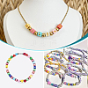 1400Pcs Plating Acrylic Beads MACR-SP0001-71-5