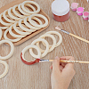 Unfinished Schima Wood Rings for DIY Accessories WOOD-WH0002-65B-3
