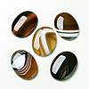 Natural Striped Agate/Banded Agate Cabochons X-G-F296-02-30x40mm-1