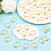 40Pcs Adjustable Alloy Rhinestone Finger Rings for Women RJEW-SP0001-02G-5