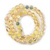 Electroplate Glass Beads Strands EGLA-L045-G-HP01-2