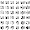 Plated Acrylic Beads PACR-PA0001-02-6