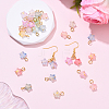 30Pcs Acrylic Pendants PALLOY-YW00062-01-4