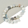 Natural Flower Amazonite Beads Strands G-D316-B02-1
