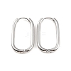 Non-Tarnish 304 Stainless Steel Oval Hoop Earrings EJEW-M218-02B-P-1