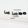 201 Stainless Steel Stud Earrings FS-WGB18B1-08-1