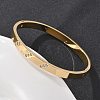 304 Stainless Steel Rhinestone Bangles for Women BJEW-Z092-16G-1