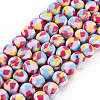 Handmade Polymer Clay Beads Strands CLAY-N008-054-06-1