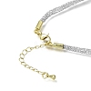 3.5MM Polyester Metallic Cord Braided Cord Necklace Making FB-CBAA152-01G-09-2