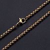 201 Stainless Steel Box Chain Necklace STAS-S105-JN929-2-45-1