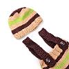 Crochet Baby Beanie Costume AJEW-R030-61-5