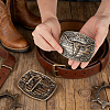2Pcs Zinc Alloy Smooth Buckles FIND-NB0007-31A-02-3