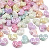 UV Plating Opaque Acrylic Beads MACR-L007-03A-1