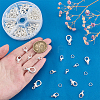 110Pcs 5 Styles Zinc Alloy Lobster Claw Clasps FIND-ME0001-79S-5
