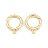 Brass Spring Gate Rings KK-P353-16G-1