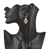 2 Pairs 304 Stainless Steel Dangle Earrings EJEW-JE06599-3