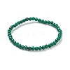 Synthetic Malachite Beaded Stretch Bracelets BJEW-D446-A-16-2