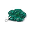 Natural Malachite Big Pendants G-B040-01P-12-3