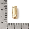 Brass Micro Pave CLear Cubic Zirconia Tube Beads KK-R162-083B-G-3
