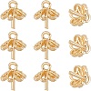 80Pcs Brass Peg Bails Pendants KK-BBC0003-48-1