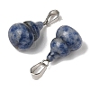 Natural Blue Spot Jasper Pendants G-B127-03P-03-3