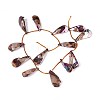 AB Color Plated Dyed Natural Freshwater Shell Beads Strands SHEL-T020-55F-2