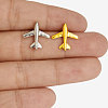 304 Stainless Steel Cartoon Airplane Stud Earrings FD2961-2-3