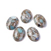 Synthetic Amazonite Cabochons G-L502-18x25mm-09B-1