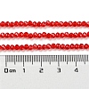 Baking Painted Transparent Glass Beads Strands DGLA-A034-J2mm-B01-5