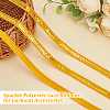 Sparkle Polyester Lace Ribbons OCOR-WH0090-67C-4