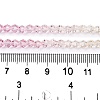 Gradient Color Baking Paint Glass Bead Strands LS-DGLA-A039-T6mm-A01-5