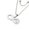 Stainless Steel Pendants Necklaces LS-NJEW-U003-01A-P-1