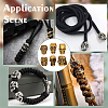 30Pcs 6 Styles Tibetan Style Alloy European Beads MPDL-PH0001-18AG-5